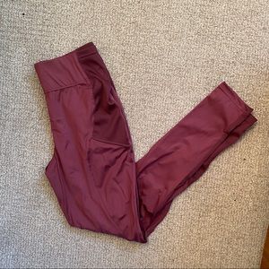 Aztec Diamond Equestrian Riding Tights Small Maroon